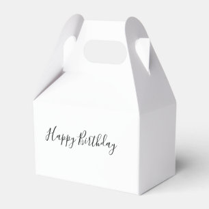 Happy Birthday Gable Favor Box Geschenkschachtel