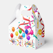Happy Birthday Gable Favor Box Geschenkschachtel (Rückseite)