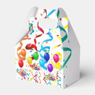 Happy Birthday Gable Favor Box Geschenkschachtel