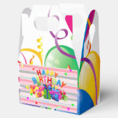 Happy Birthday Gable Favor Box Geschenkschachtel (Geöffnet)