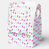 Happy Birthday Gable Favor Box Ice Creme Geschenkschachtel (Geöffnet)