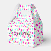 Happy Birthday Gable Favor Box Ice Creme Geschenkschachtel (Vorderseite)