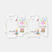Happy Birthday Gable Favor Box Juli 2022 Geschenkschachtel (Ungefaltet)