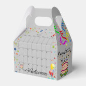 Happy Birthday Gable Favor Box Mai 2022 Geschenkschachtel (Rückseite)