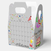 Happy Birthday Gable Favor Box Mai 2022 Geschenkschachtel (Geöffnet)