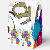 Happy Birthday Gable Favor Box Party Time Geschenkschachtel (Geöffnet)