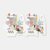 Happy Birthday Gable Favor Box Possum Cake Geschenkschachtel (Ungefaltet)
