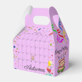 Happy Birthday Gable Favor Box September 2022 Geschenkschachtel (Rückseite)