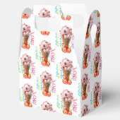 Happy Birthday Gable Favor Box Strawberry Geschenkschachtel (Geöffnet)