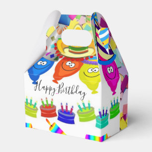Happy Birthday Gable Gevor Box Balloons Geschenkschachtel