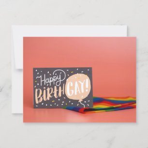 Happy Birthday Gay Postkarte