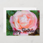 Happy Birthday Gemini Rose #1 Postcard Postkarte (Vorne/Hinten)