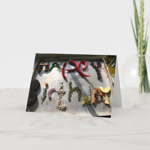 Happy Birthday Gemüse Karte