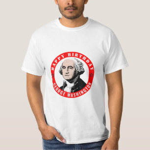 Happy Birthday George Washington Men's T - Shirt
