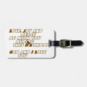 Happy Birthday Gepäckanhänger