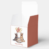 Happy Birthday German Shepherd Hunde Birthday Cake Geschenkschachtel (Geöffnet)