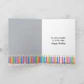 Happy Birthday German Shepherd Karte (Innenseite)