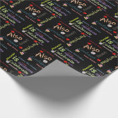 Happy Birthday Geschenk Wrapping Paper Alexander Geschenkpapier (Ecke)