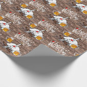 Happy Birthday Geschenk Wrapping Paper Biere Geschenkpapier (Ecke)