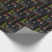 Happy Birthday Geschenk Wrapping Paper Brooklyn Geschenkpapier (Ecke)