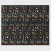 Happy Birthday Geschenk Wrapping Paper Claire Geschenkpapier (Flach)