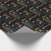 Happy Birthday Geschenk Wrapping Paper Claire Geschenkpapier (Ecke)