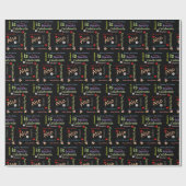 Happy Birthday Geschenk Wrapping Paper Elizabeth Geschenkpapier (Flach)