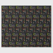 Happy Birthday Geschenk Wrapping Paper Nora Geschenkpapier (Flach)