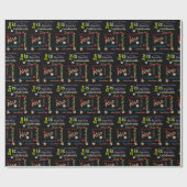 Happy Birthday Geschenk Wrapping Paper Zoe Geschenkpapier (Flach)