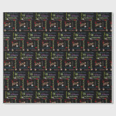 Happy Birthday Geschenk Wrapping Papier Bester Fre Geschenkpapier (Flach)