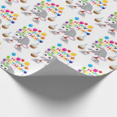 Happy Birthday Geschenk Wrapping Papier Possum Geschenkpapier (Ecke)