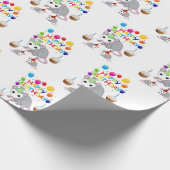 Happy Birthday Geschenk Wrapping Papier Possum Geschenkpapier (Ecke)