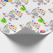 Happy Birthday Geschenk Wrapping Papier Possum Wür Geschenkpapier (Ecke)
