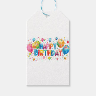Happy Birthday Geschenkanhänger