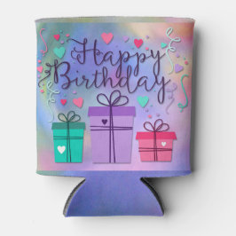 Happy Birthday Geschenkboxen Dosenkühler