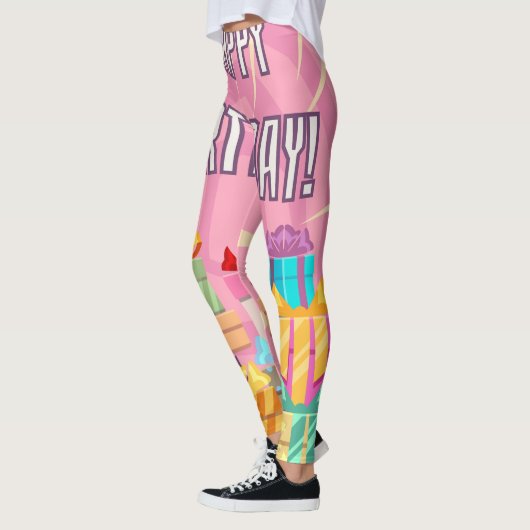 Happy Birthday Geschenke Leggings (Links)