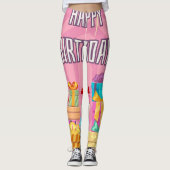 Happy Birthday Geschenke Leggings (Vorderseite)