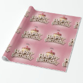 Happy Birthday Geschenkpapier (Ungerollt)