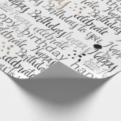 Happy Birthday Geschenkpapier (Ecke)