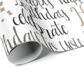 Happy Birthday Geschenkpapier (Rolleneckpunkt)