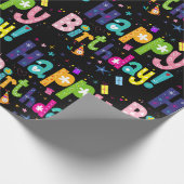 Happy Birthday Geschenkpapier (Ecke)