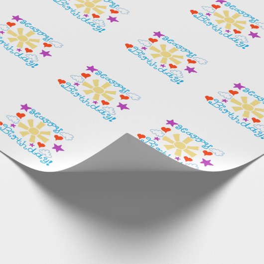 Happy Birthday! Geschenkpapier (Ecke)