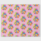 Happy Birthday Geschenkpapier (Flach)