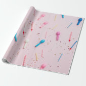 HAPPY BIRTHDAY GESCHENKPAPIER (Ungerollt)