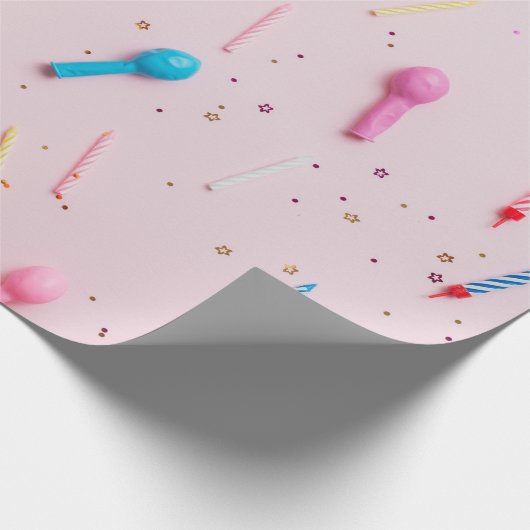 HAPPY BIRTHDAY GESCHENKPAPIER (Ecke)