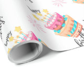 Happy Birthday Geschenkpapier (Rolleneckpunkt)