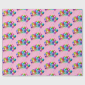 Happy Birthday Geschenkpapier (Flach)