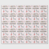 Happy Birthday Geschenkpapier (Flach)