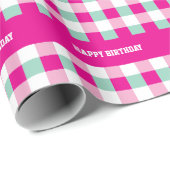 Happy Birthday Geschenkpapier (Rolleneckpunkt)