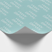 Happy Birthday Geschenkpapier (Ecke)